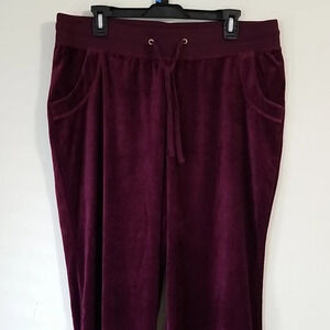 Monroe and Main burgundy pants size XL